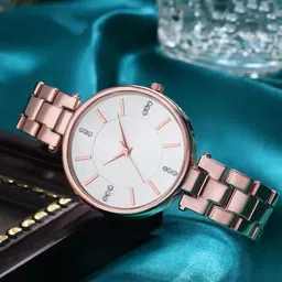 wristy Premium collection Rose Gold Analog Watch- For Women WRW011 image 2