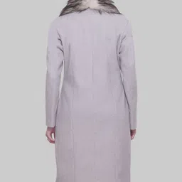 warmlay TWEED Solid Coat For Women image 2