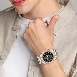alexei Day & Date Feature Dial Stainless Steel Strap Analog Watch - For Men Day & Date Series watches for men image 4