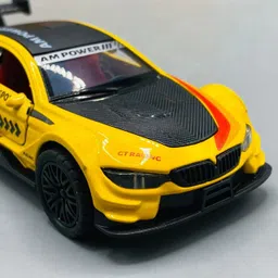 playnjoy BMW M4 DTM Sports Car Die-Cast Model Sports Car Opening Doors & Trunk, for Kids image 3
