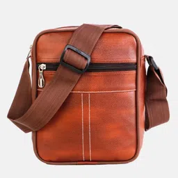 Brown Men Sling Bag Extra Large Stylish Shoulder Cross Body Bag Waterproof for Men and Boys-image-51