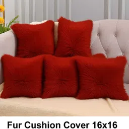 vishal trader Fur Cushions Cover image 1