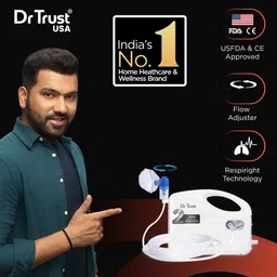 Dr Trust Compresor Complete Kit with Child and Adult Maks Nebulizer image 2