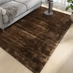 jaipur rugs Beige Abstract Viscose 5 ft X 8 ft Hand Tufted Rectangle Carpet-picture-11