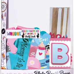 wobbox Baby Shower Props, Baby Shower Banner, Sash, Baby Shower Decoration (FP1847) Photo Booth Board image 5