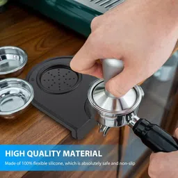 serplex Silicone Tamping Mat Anti Slip Coffee Practical Espresso 2 Cups Coffee Maker image 4