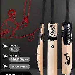 Kookaburra Black Edition | Tennis Ball Cricket Bat | Full Size Poplar Willow Cricket Bat For 15+ Yrs-image-20