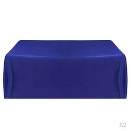 MERISHOPP® 2X 57'' Tablecloth Table Covers Square Satin Banquet Wedding Party Decor-Blue|Home & Garden | Kitchen, Dining & Bar | Linens & Textiles | Tablecloths image 2