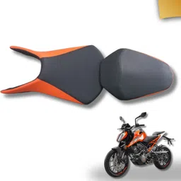 blackjackseats DUKE SP Orange Seat Cover Split Bike Seat Cover For KTM Duke 200 image 5