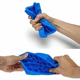 kichdraw Green, Blue Silicone Ice Cube Tray image 3