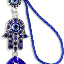 Evil Eye Hamsa Hand Car Hanging Ornament Blue Beaded Decor Car Hanging Ornament-image-44