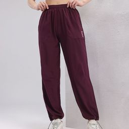 hrx by hrithik roshan Women Solid Brown Track Pants-picture-13