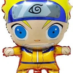 toyuniverse Printed Naruto Fighter Ninja Theme Foil Balloon Set for Kids Birthday Party Decoration Balloon image 2