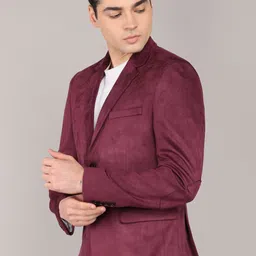 killer Men Solid Single Breasted Casual Blazer image 3