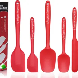 6 Piece Rubber-Silicone Spatula/Spoons/Brush Set Kitchen Tool Set-image-22