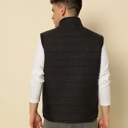 dressbase Men Solid Bomber Jacket image 2