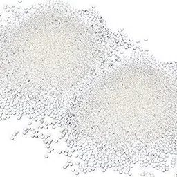 keedoz Crystal Soil Water Beads White Transparent - 80 Grams Pack of 10000 Pieces (Approximately) image 4