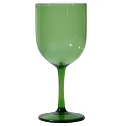 borotech Prism Hue Wine Goblet - Set of 2, 280ml - Green | Handcrafted Borosilicate Glass image 4