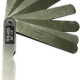arqest 10 Blades Feeler Gauge Metric & Inch Gap Filler .002'' .025'' for Measurment Marking Gauge image 2