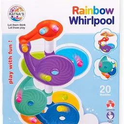 littlewish Rainbow Whirlpool 7 Layer Ball Drop and ROLL Swirling Tower for Baby and Toddler Development image 4