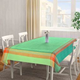 klotthe Solid Green (90x60) Cotton Table Cover-picture-0