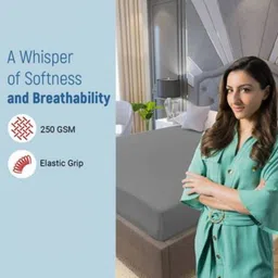 bedextrafit King Size Fitted Terry Cotton Waterproof, Breathable, Stretchable Mattress Cover image 2