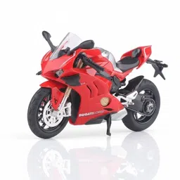 gknex 1:10 Scale Metal Motorcycle Toy Model | Realistic Sports Bike Miniature-picture-21