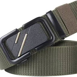 provogue Men Casual, Evening, Formal, Party Green Nylon Belt image 2
