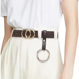 defivia Women Brown Artificial Leather Belt-picture-44