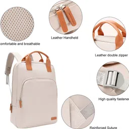 ofifo 2.5 L Laptop Backpack Large Capacity Travel Backpack for Women Laptop Bag for Work and Hiking image 3