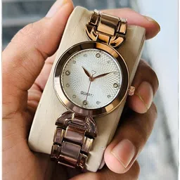 shreedatt Women’s Premium Rose Gold Analog Watch | Black Analog Watch - For Women SDDRW037 image 2