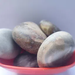 go green landscape Natural Unpolished River Pebbles (1kg) for Garden, Landscaping, and Aquarium Engraved Oval Rock Pebbles image 3