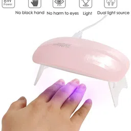 star prim Mini UV LED Nail Lamp, Portable Gel Light Mouse Shape Pocket Size Nail Dryer Nail Polish Dryer image 2
