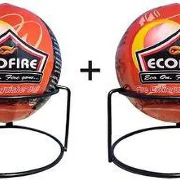 Fire Extinguisher Ball with Stand (150 mm Diameter)2PC Fire Extinguisher Mount-image-31