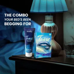 kindly health Tease Ultra Thin Condoms for Men | Lube Compatible | Natural Flavoured Condom image 5