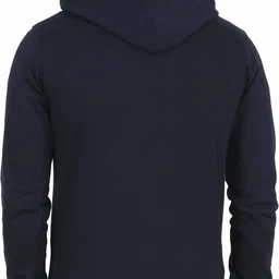 fleximaa Men Solid Round Neck Blue Sweater image 4