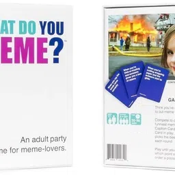 zuuluzrs What Do You Meme Card Game For Adults Party Games image 2