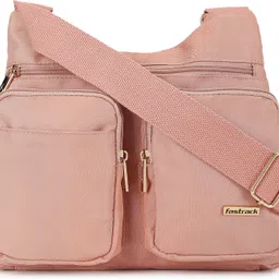 fastrack Pink Women Sling Bag - Extra Large Solid-picture-27