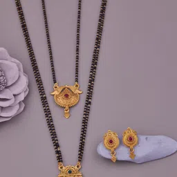 house of common Brass Gold-plated Gold Jewel Set-picture-11