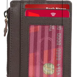Men Casual Brown Genuine Leather Wallet-image-74