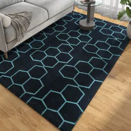 jaipur rugs Grey Geometrical Wool 5 ft X 8 ft Flat Weaves-picture-37