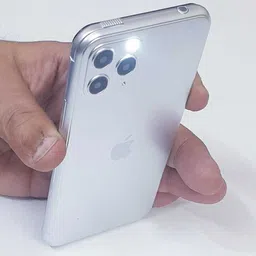 hana Premium Refillable Pocket Lighter phone 11 Pro Silver Shape Designer Lighter For Cigarette Slim Design Cigarette Pocket Lighter ( SILVER ) Premium Refillable Pocket Lighter 11 Pro Shape Designer Lighter Pocket Lighter image 2