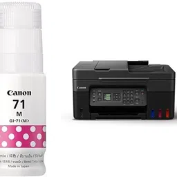 CaanonPixma Original Ink Bottle For MegaTank G4770 All-in-one Wireless Inktank Printer Magenta Ink Bottle image 2