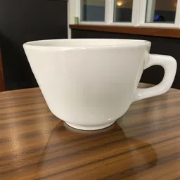 new trend craft Ceramic Classic Light Cream Color Ceramic Tea Cup-picture-45