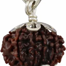 AJ Retail 12 Mukhi NEPALI RUDRAKSHA PendentTwelve Faced RUDRAKSHA Pendent 100% Original & Certified Silk Dori Pendant-picture-15