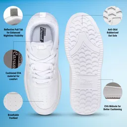 asian Moscow-01 White Sneakers,Loafers,Chunky Shoes Sneakers For Men image 3