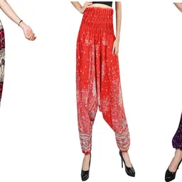 narnari Printed Rayon Women Harem Pants-picture-25