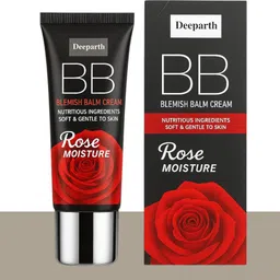 Rose Infused Blemish Balm Cream | Daily BB Foundation for Long Lasting Glow Foundation-image-1