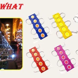 strawhat 30 LEDs 0.91 m Yellow, White, Red, Pink, Green, Blue Steady Bulb Rice Lights image 2