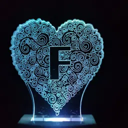 gadgets world alphabet f Picture Light Wall Lamp With Bulb-picture-25